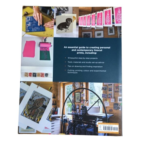 Linocut: A Creative Guide To Making Beautiful Prints By Sam Marshall - Picture 2 of 11